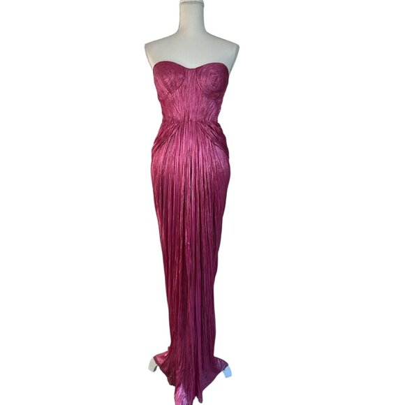 Maria Lucia Hohan Caly Gown in Raspberry 36/4 New Womens Maxi Dress - Picture 5 of 13